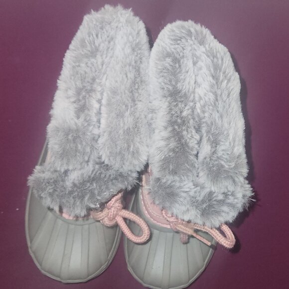 Girls London Fog Snow Boots Size 9 - Picture 4 of 6